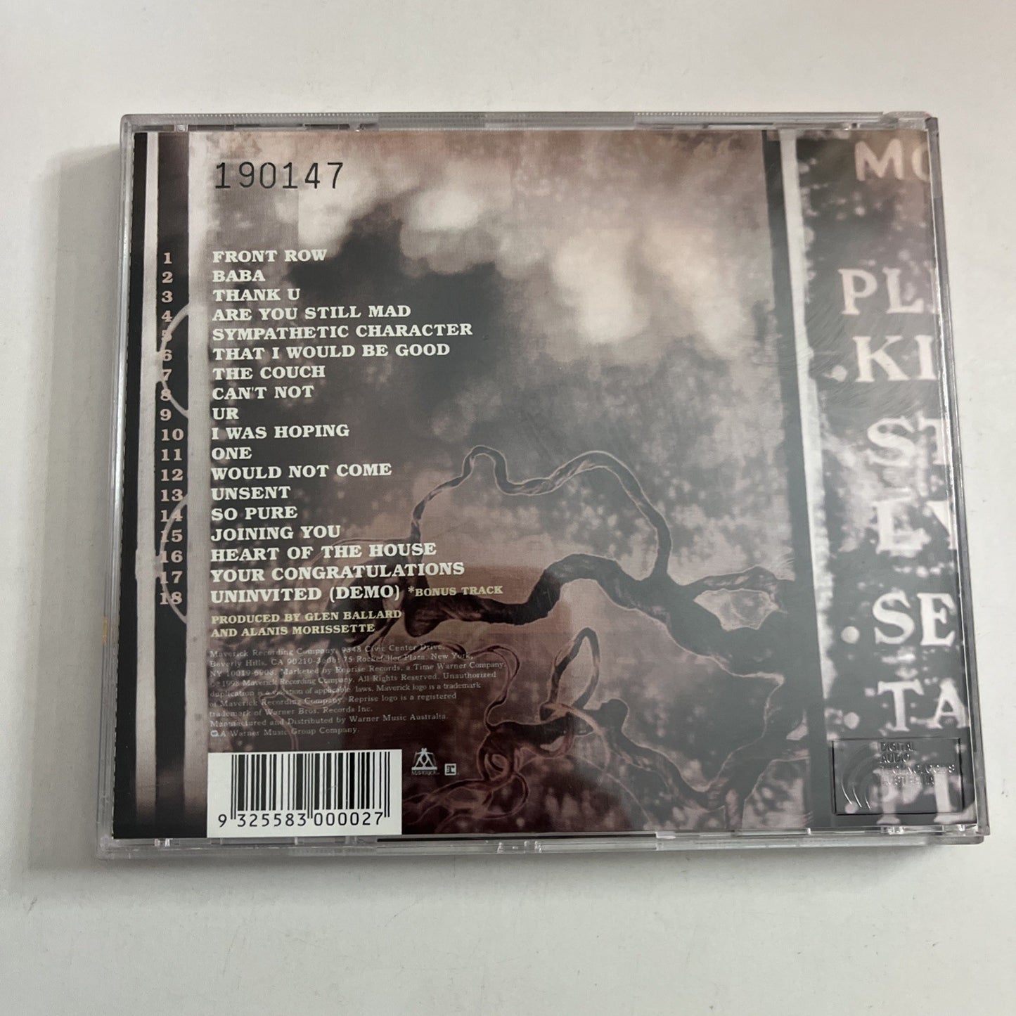 Alanis Morissette – Supposed Former Infatuation Junkie (CD, 1998)