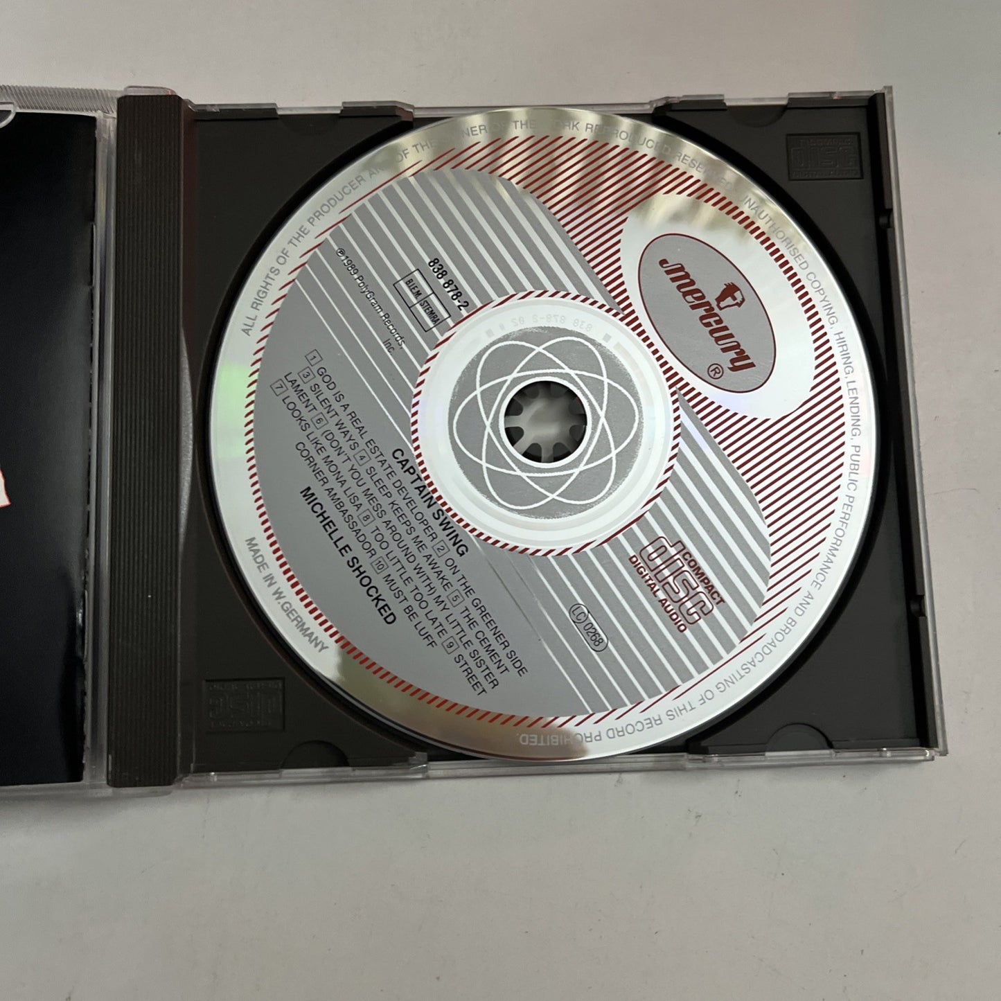 Michelle Shocked – Captain Swing  (CD, 1989) Australasia 838 878 2