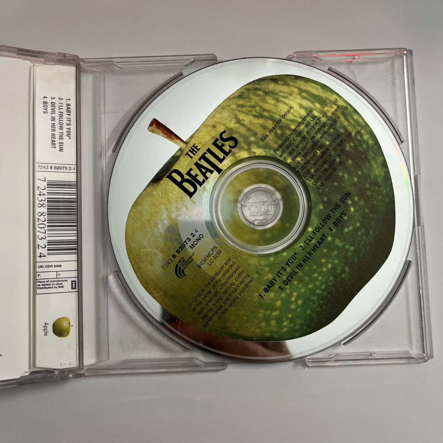 The Beatles – Baby It's You (CD, 1995) Australia 7243 8 82073 2 4