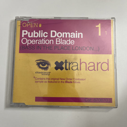 Public Domain – Operation Blade (Bass In The Place London...) (CD, 2000)