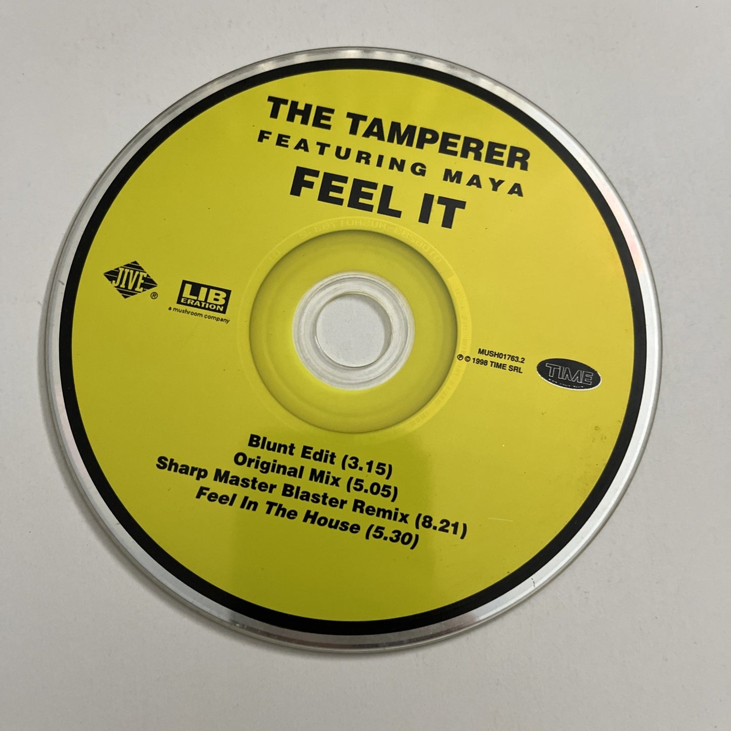 The Tamperer, Maya – Feel It (CD, 1998) Australia MUSH01763.2
