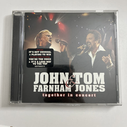 John Farnham, Tom Jones – Together In Concert (CD, 2005) Australia 8287668212