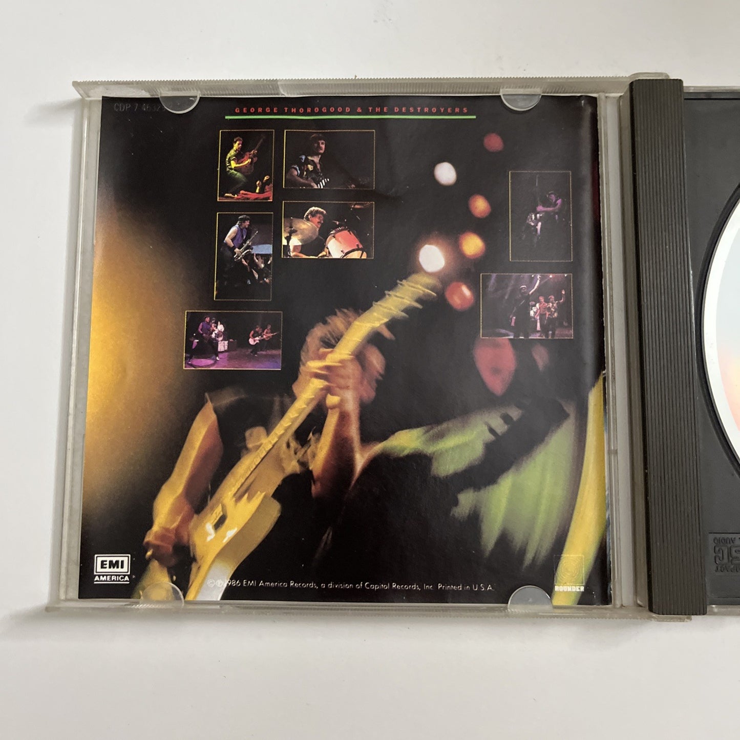 George Thorogood & The Destroyers – Live (CD, 1986) US CDP 7 46329 2