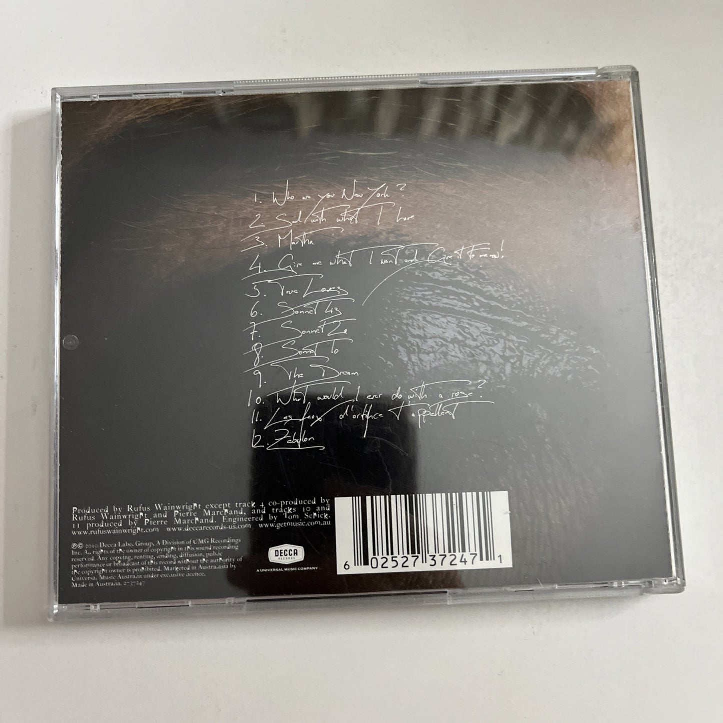 Rufus Wainwright – All Days Are Nights: Songs For Lulu (CD, 2010) Australia