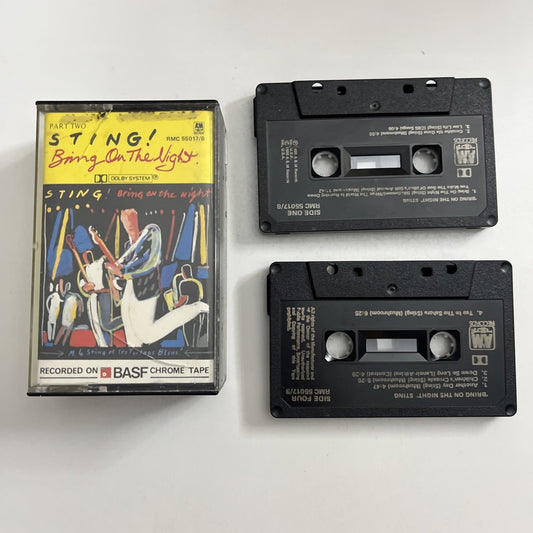 Sting – Bring On The Night (Cassette, 1986) Australia RMC 55017/8