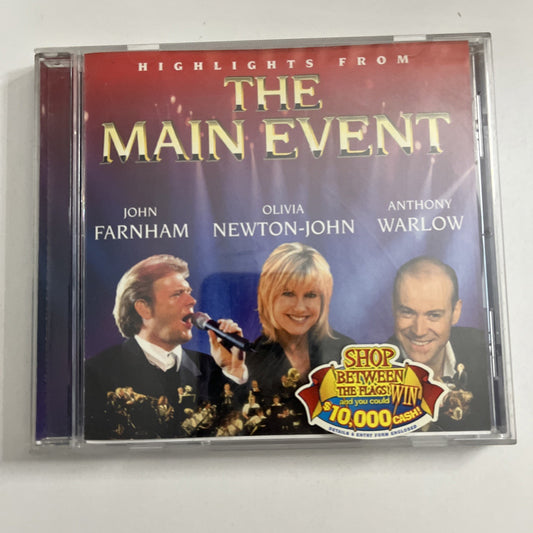 John Farnham, Olivia Newton-John, Warlow Highlights From The Main Event  CD