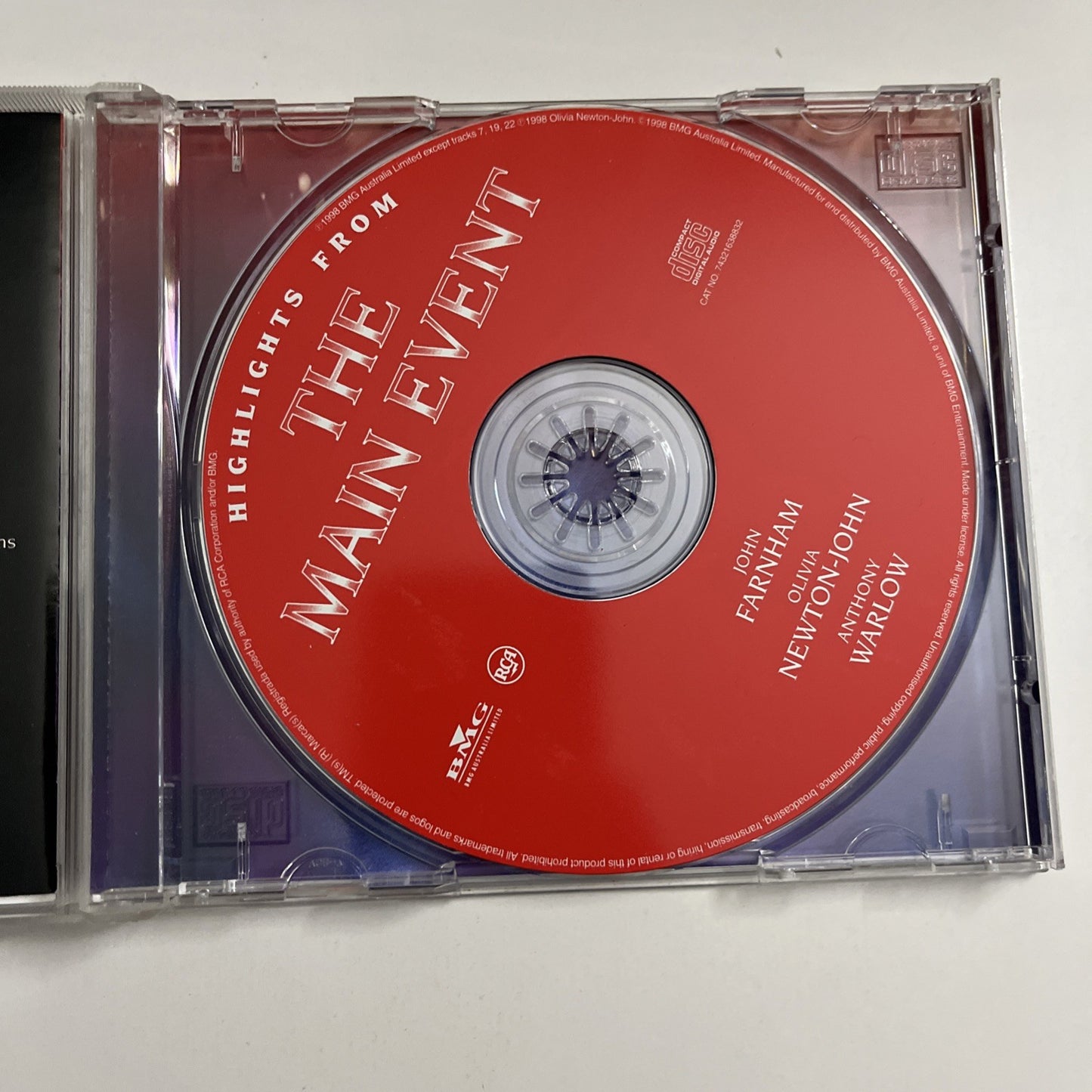 John Farnham, Olivia Newton-John, Warlow Highlights From The Main Event  CD