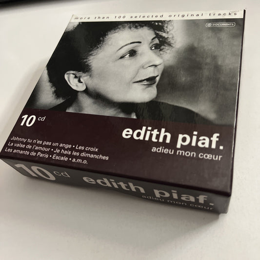 Edith Piaf – Edith Piaf Adieu Mon Coeur (CD, 2006) 10-Disc Box Set 223493
