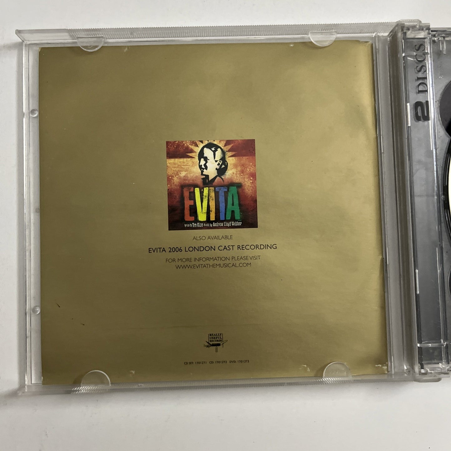 Andrew Lloyd Webber – Gold - The Definitive Hit Singles Collection (CD, 2006)
