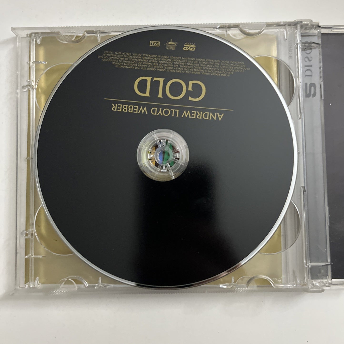 Andrew Lloyd Webber – Gold - The Definitive Hit Singles Collection (CD, 2006)