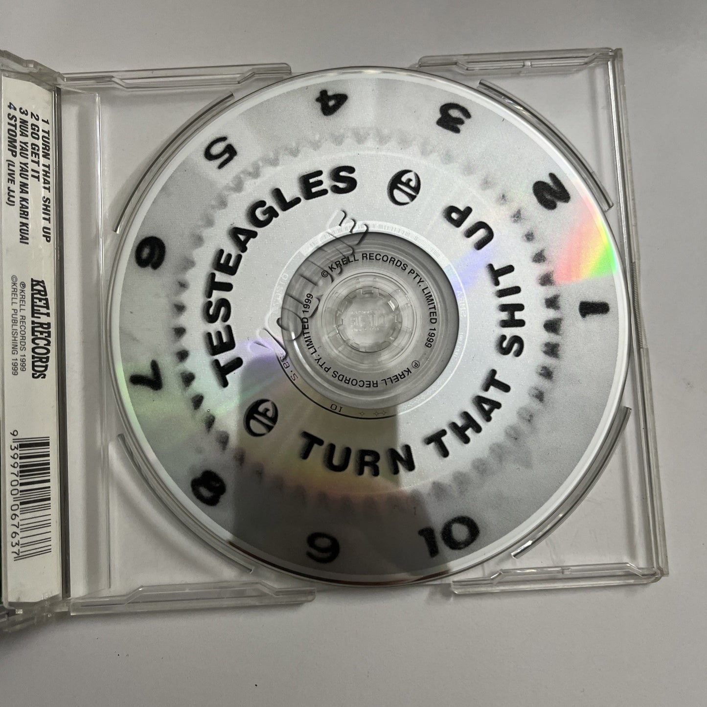 Testeagles – Turn That Shit Up (CD, 1999) Australia Single 667529 2