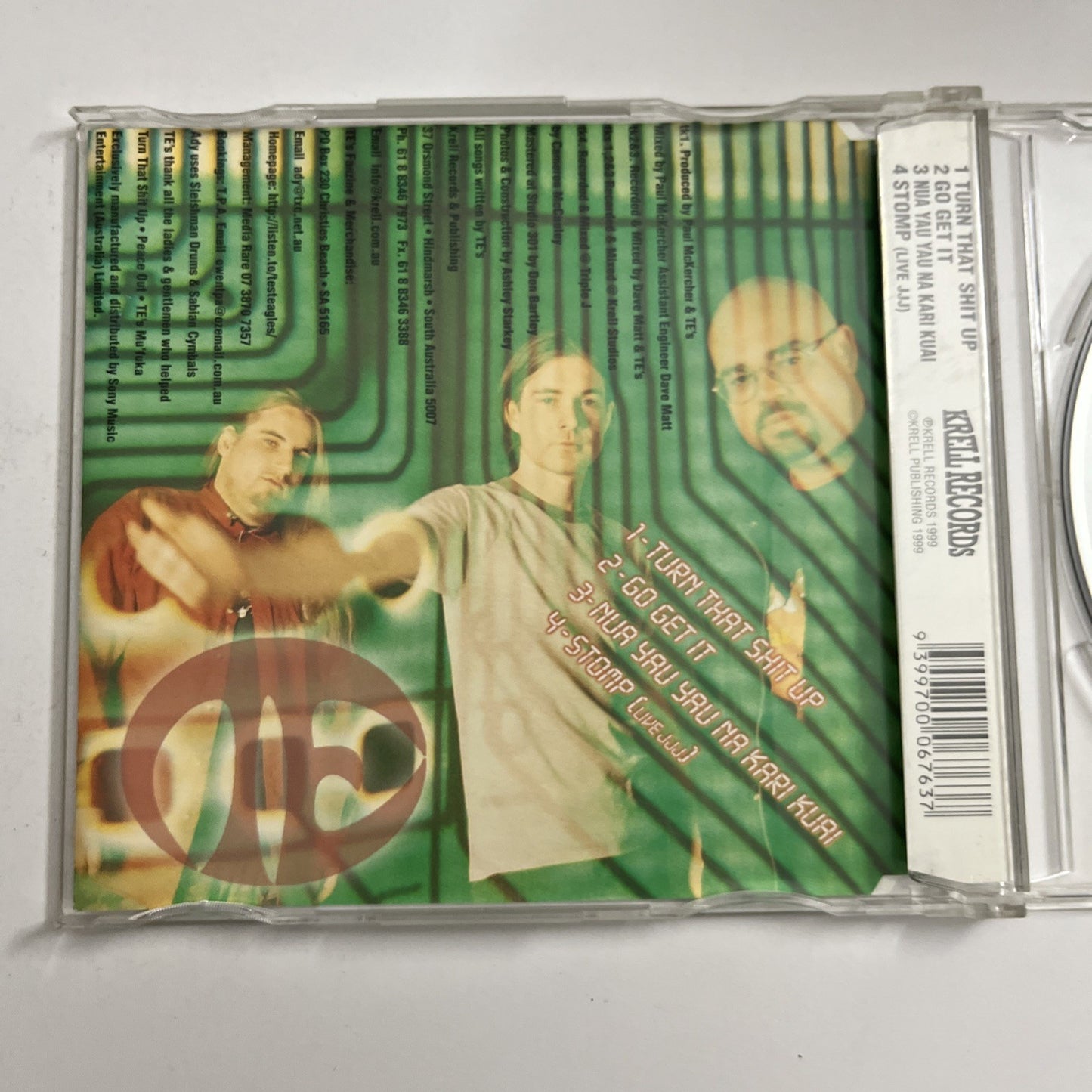 Testeagles – Turn That Shit Up (CD, 1999) Australia Single 667529 2