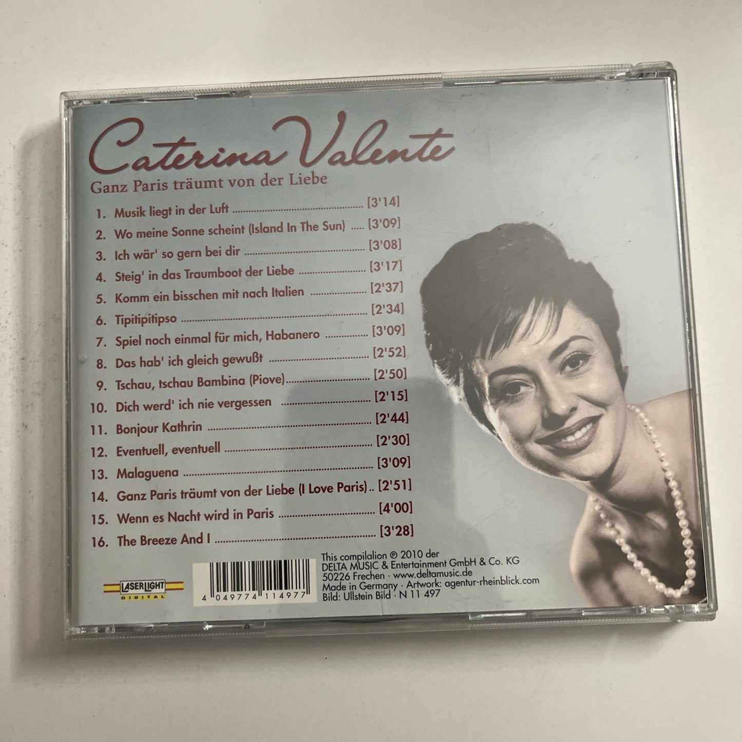 Caterina Valente – Ganz Paris Träumt Von der Liebe (CD, 2010) Germany N 11 497