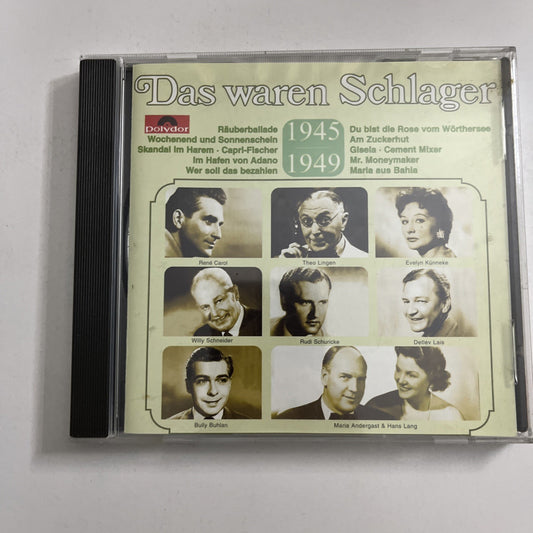 Various – Das Waren Schlager 1945 - 1949 (CD, 1999) Germany 543 240-2