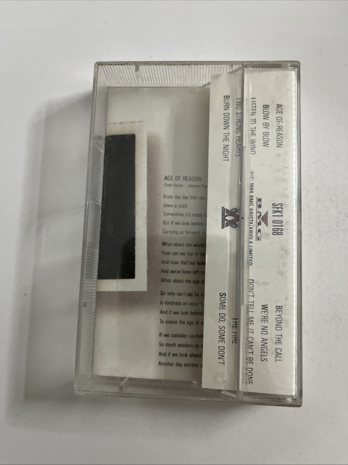 John Farnham – Age Of Reason (Cassette, 1988) Australasia SFK1 0168