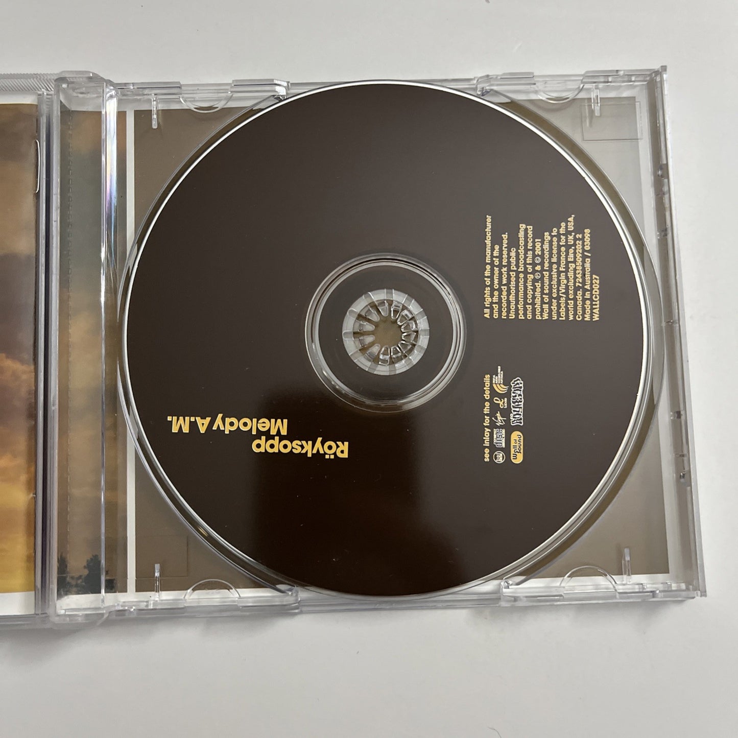Röyksopp – Melody A.M. (CD, 2001) Australia WALLCD027