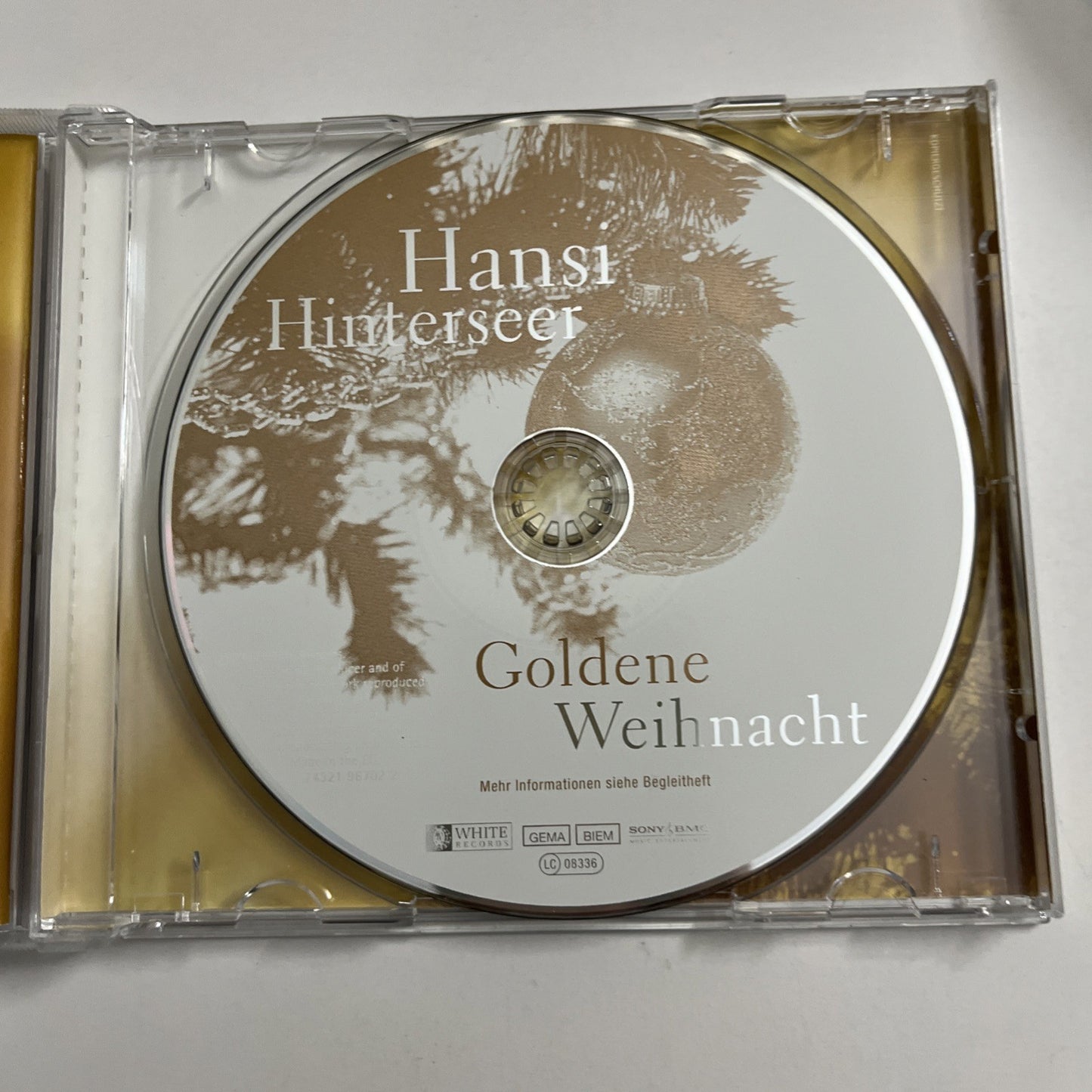 Hansi Hinterseer – Goldene Weihnacht (CD, 2002) Germany 74321 96702 2