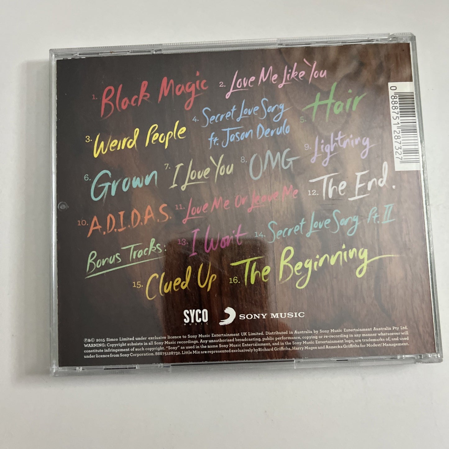 Little Mix – Get Weird (CD, 2015) Australia Deluxe Edition Bonus Tracks