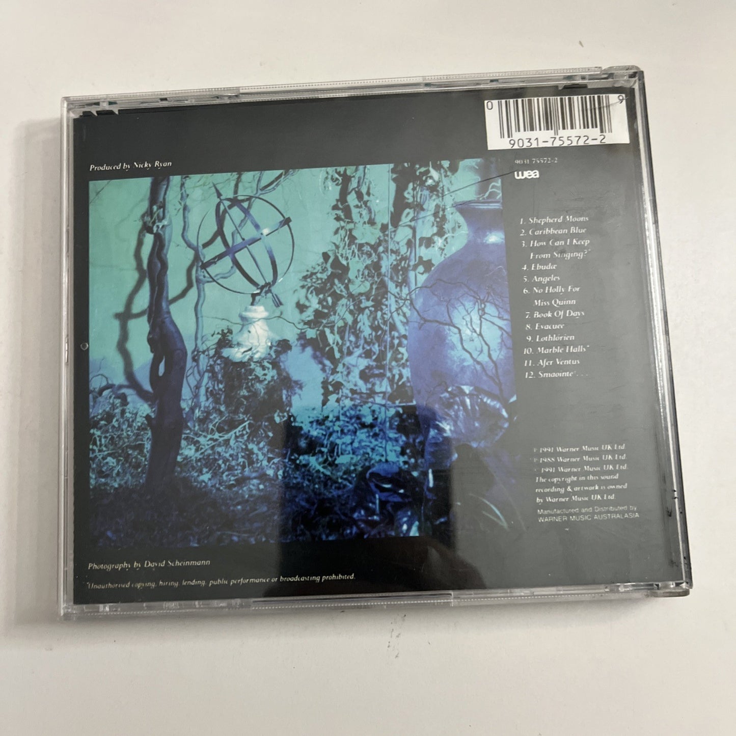 Enya – Shepherd Moons (CD, 1991) Australasia 9031-75572-2