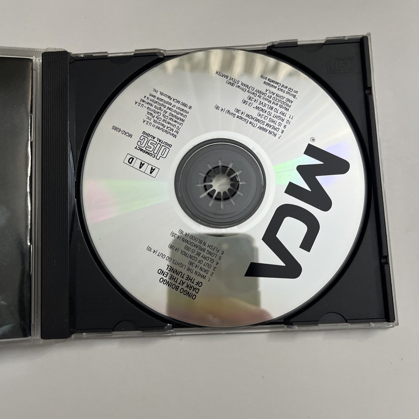 Oingo Boingo – Dark At The End Of The Tunnel (CD, 1990) US MCAD-6365