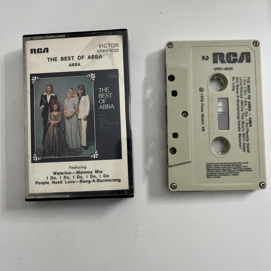 ABBA – The Best Of ABBA (Cassette, 1975) Australia & New Zealand VPK1-4020