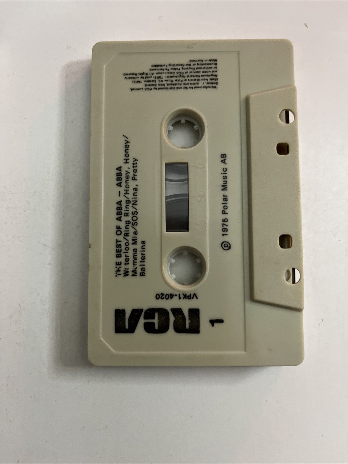 ABBA – The Best Of ABBA (Cassette, 1975) Australia & New Zealand VPK1-4020