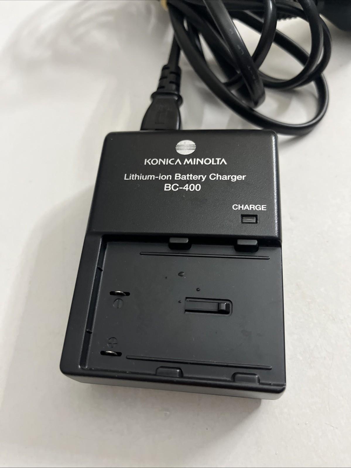 Genuine Konica Minolta BC-400 Camera Battery Charger For NP-400 Battery