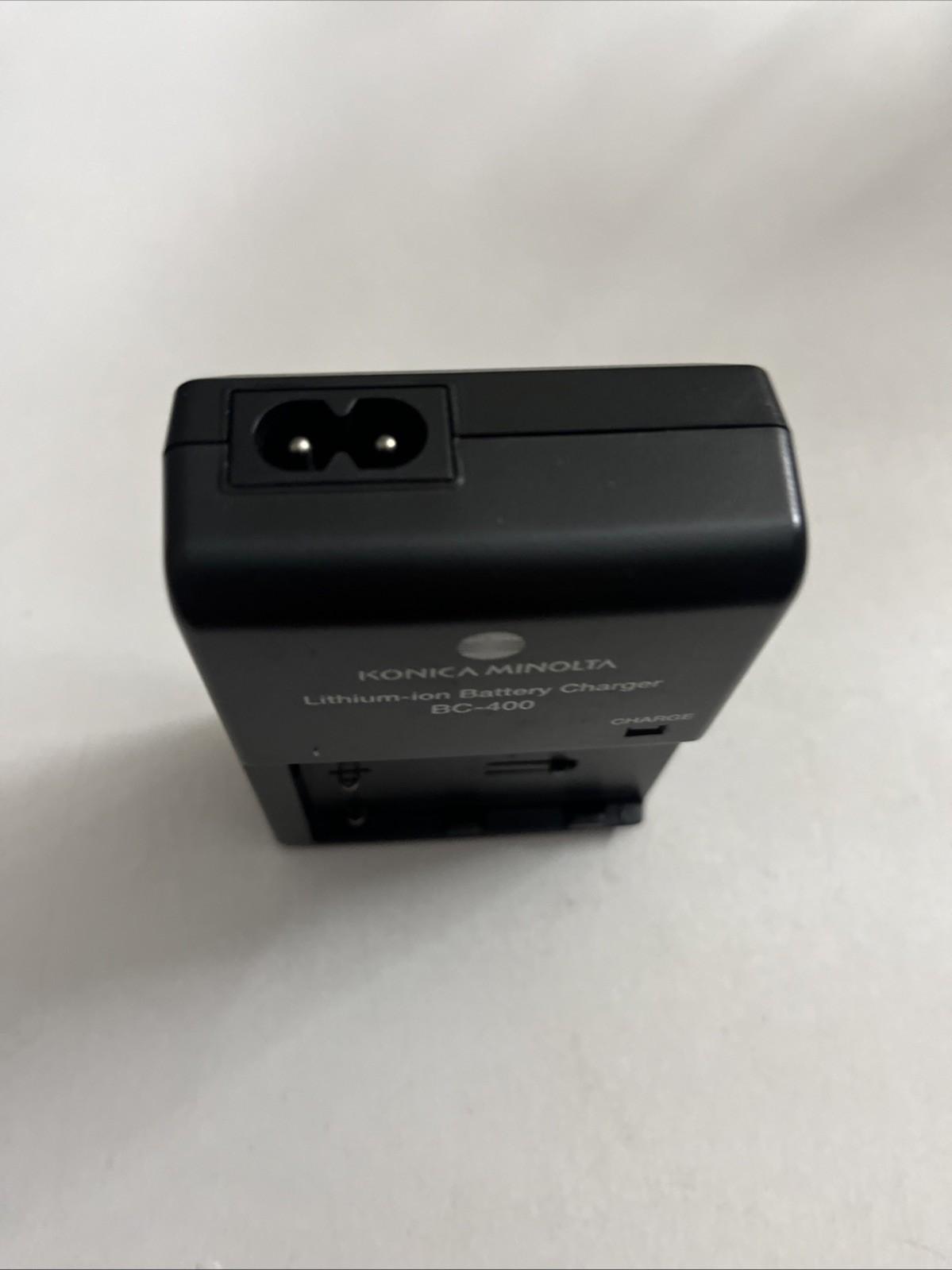 Genuine Konica Minolta BC-400 Camera Battery Charger For NP-400 Battery
