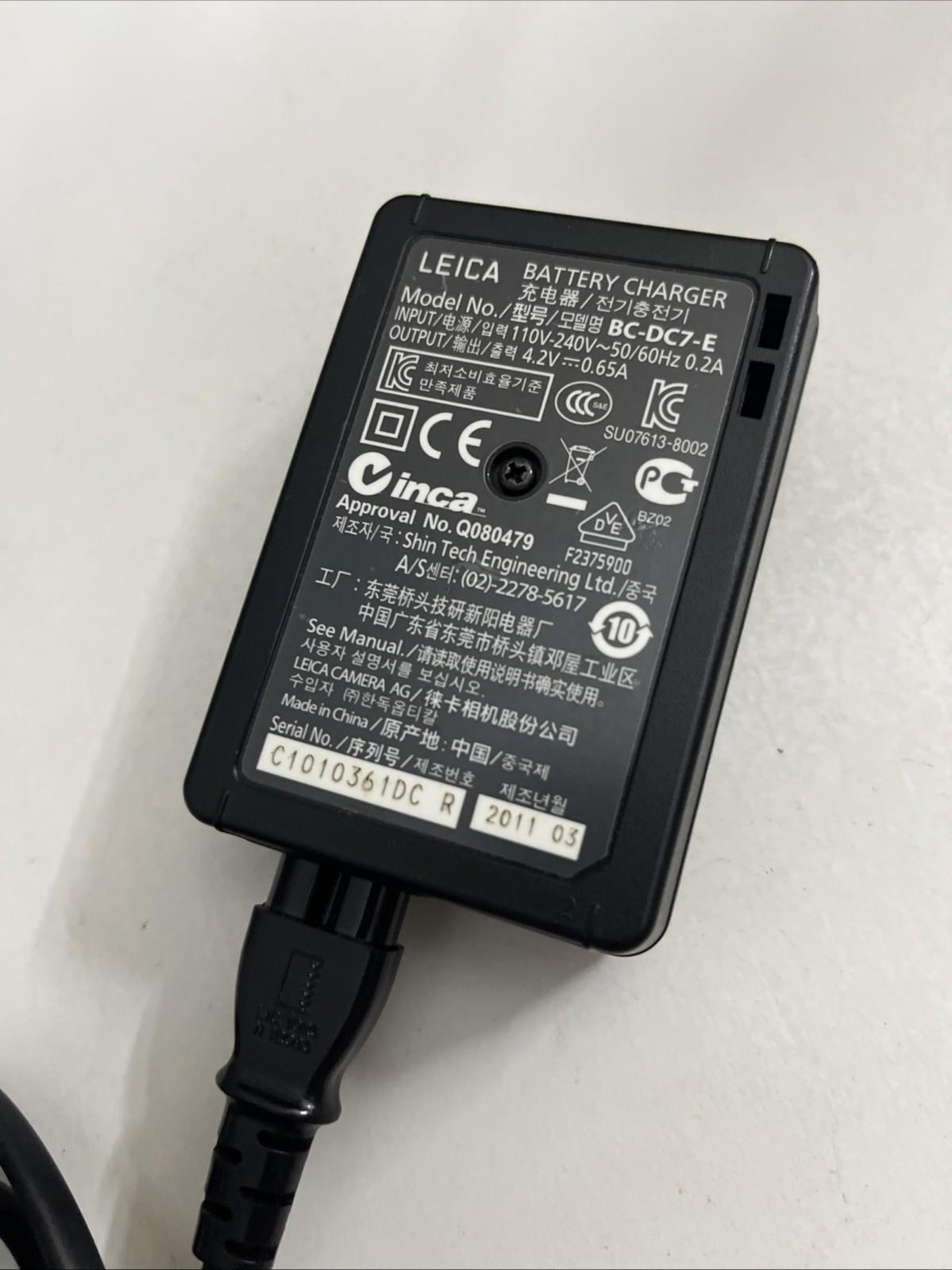 Genuine Leica Camera Battery Charger BC-DC7-E For BP-DC7 BP-DC7-E Battery