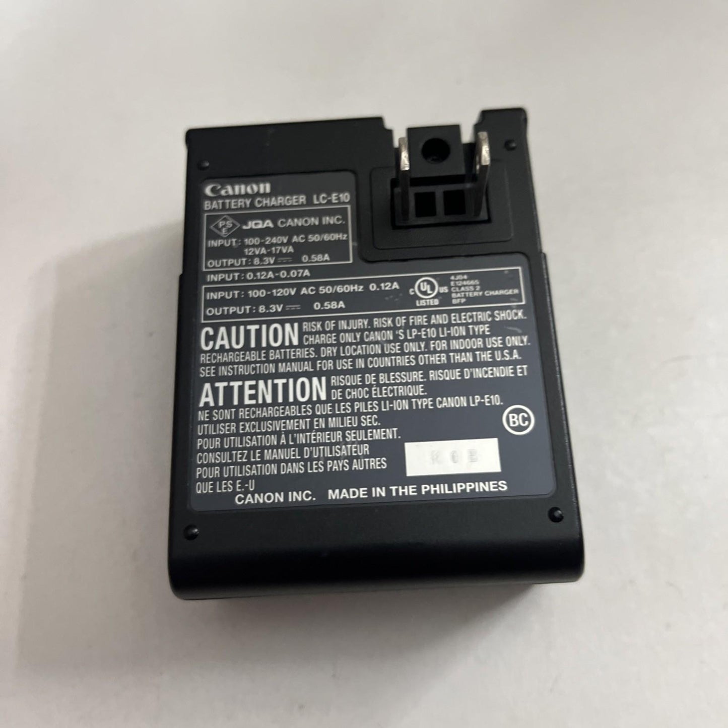 Genuine Canon LC-E10 Camera Battery Charger For LP-E10 Battery