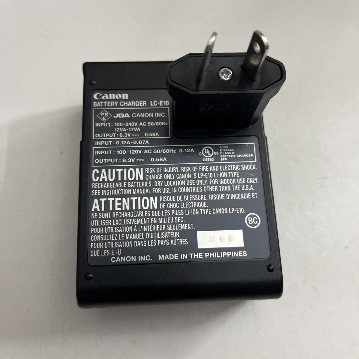 Genuine Canon LC-E10 Camera Battery Charger For LP-E10 Battery