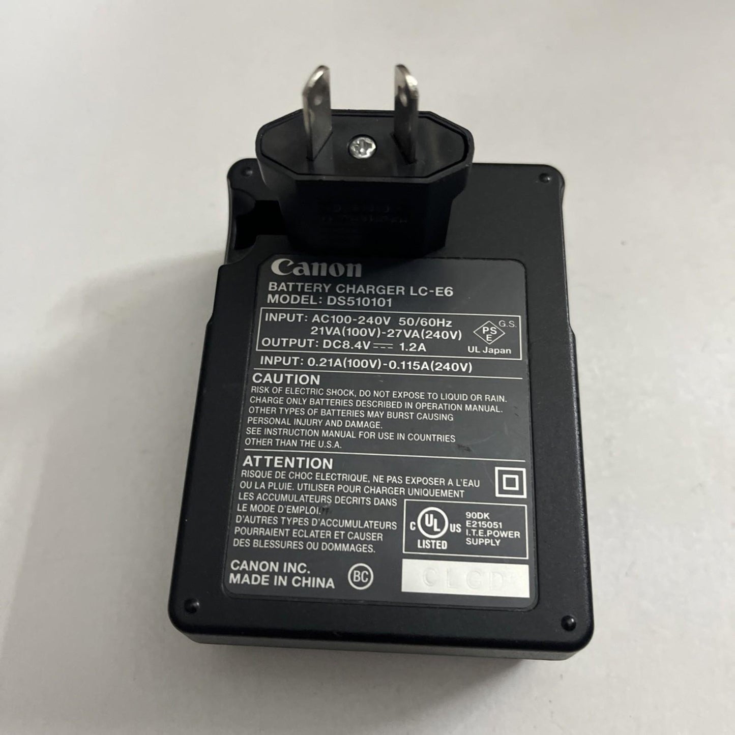 Genuine Canon LC-E6 Camera Battery Charger For LP-E6 Battery
