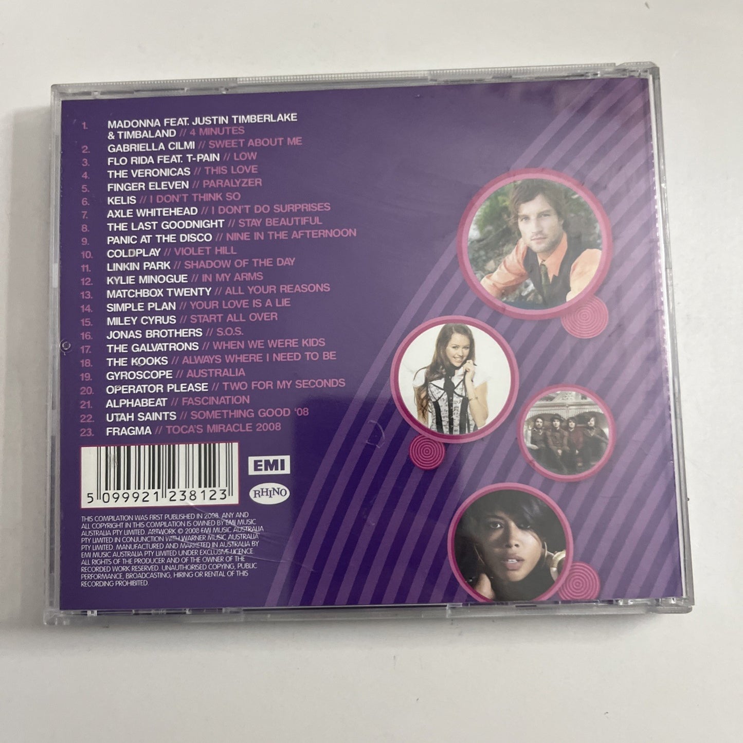 Various – Now The Hits Of Winter 2008 (CD, 2008) Australia 50999 212381 2 3