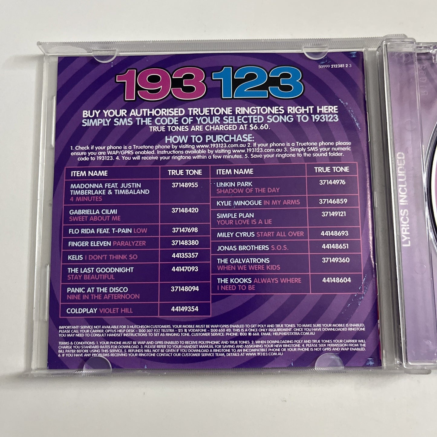 Various – Now The Hits Of Winter 2008 (CD, 2008) Australia 50999 212381 2 3