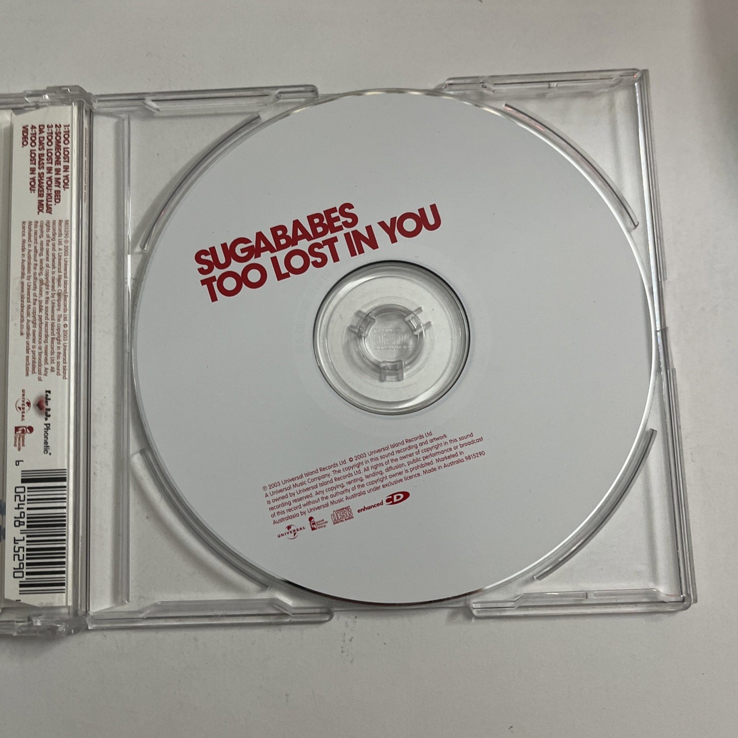 Sugababes – Too Lost In You (CD, 2003) UK Enhanced CD CID844