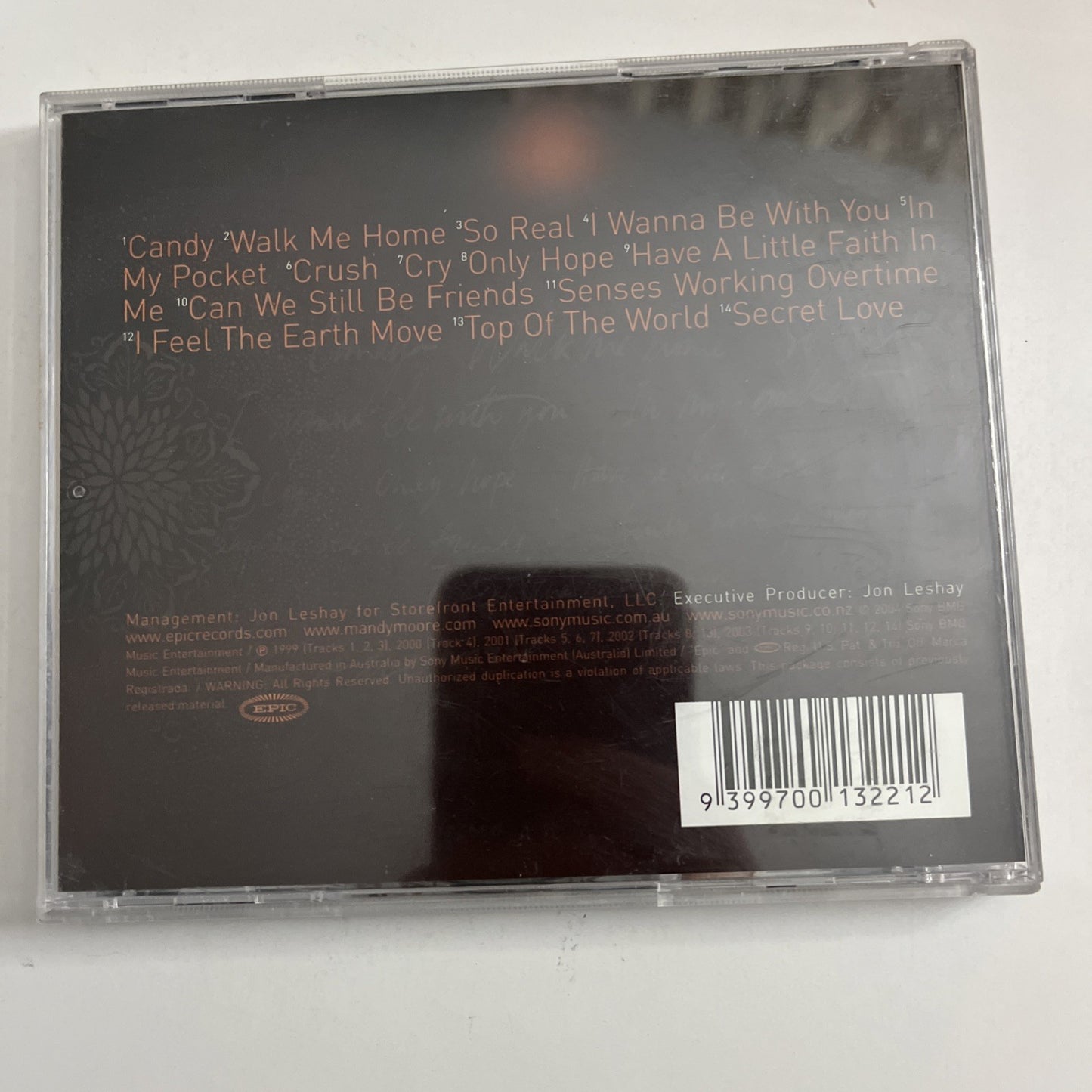 Mandy Moore – The Best Of Mandy Moore (CD, 2004) Australia  5193792000