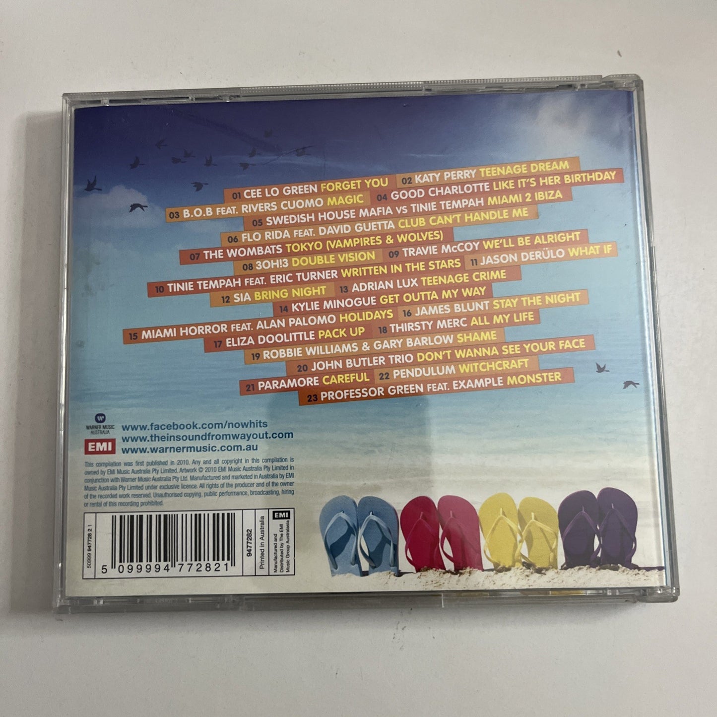 Various – Now The Hits Of Summer 2011 (CD, 2010) Australia 50999 947728 2 1