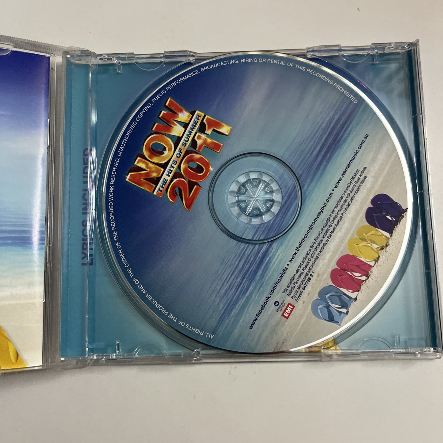 Various – Now The Hits Of Summer 2011 (CD, 2010) Australia 50999 947728 2 1