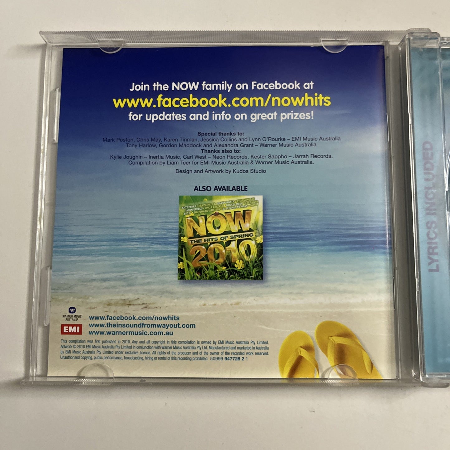 Various – Now The Hits Of Summer 2011 (CD, 2010) Australia 50999 947728 2 1
