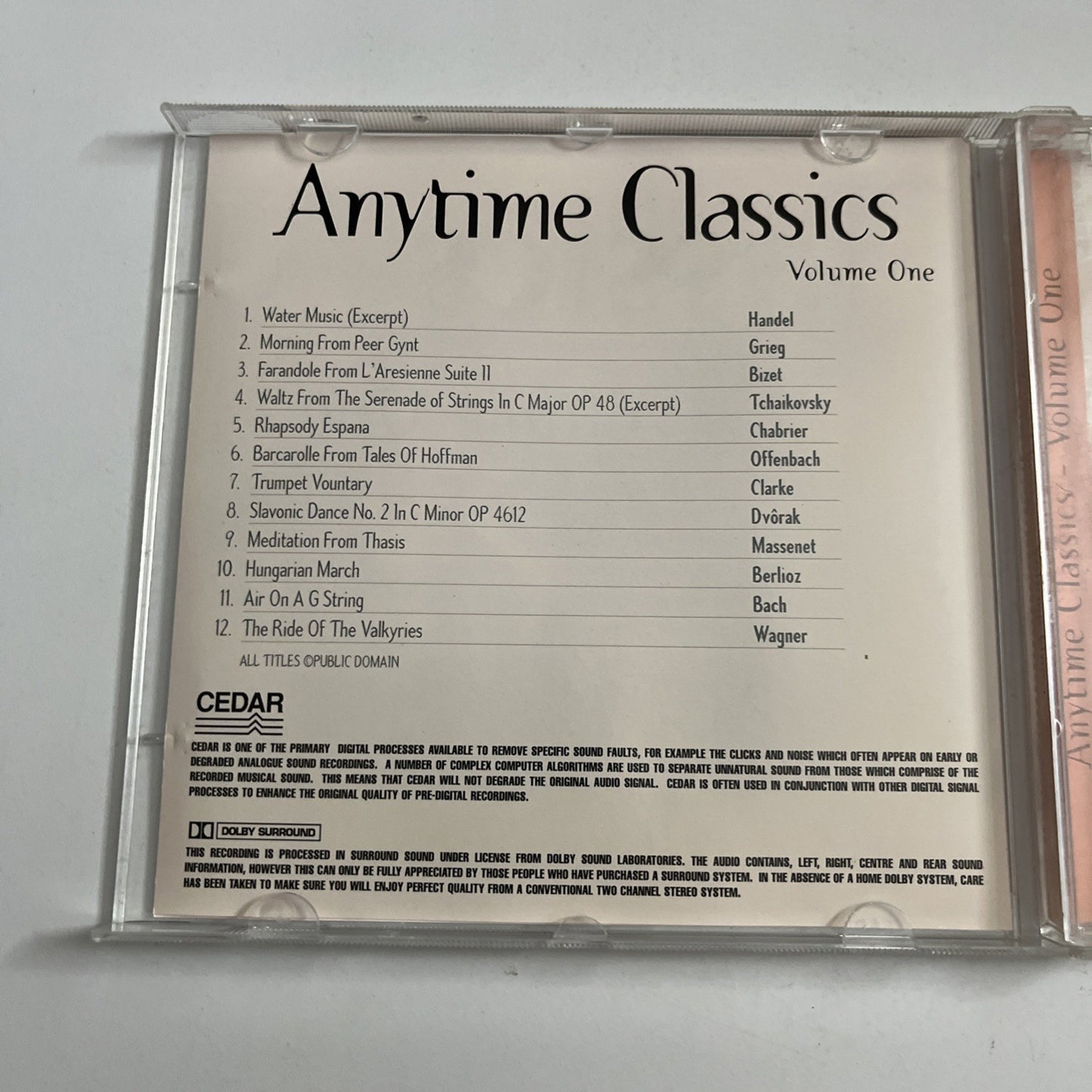 Royal Philharmonic Orchestra, Various – Anytime Classics Volume One (CD)