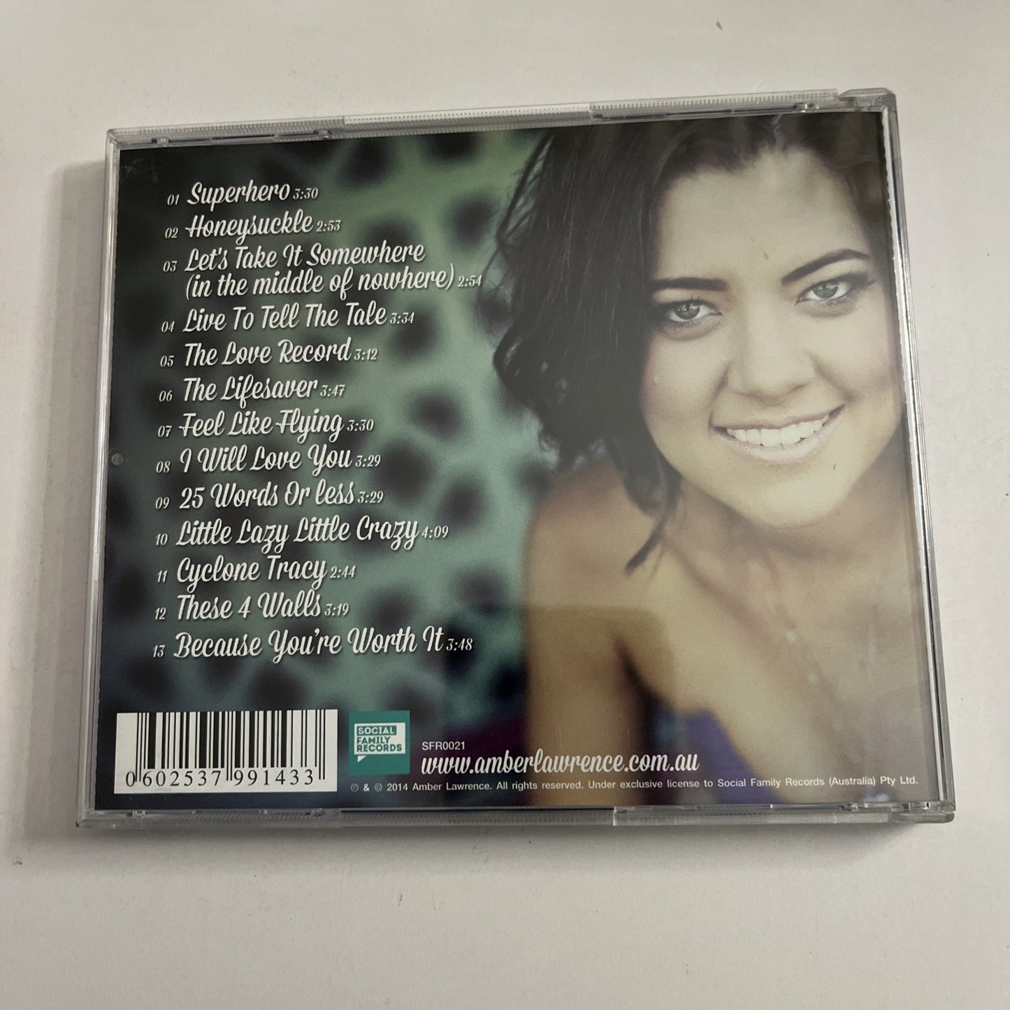 Amber Lawrence – Superheroes (CD, 2014) Australia SFR0021
