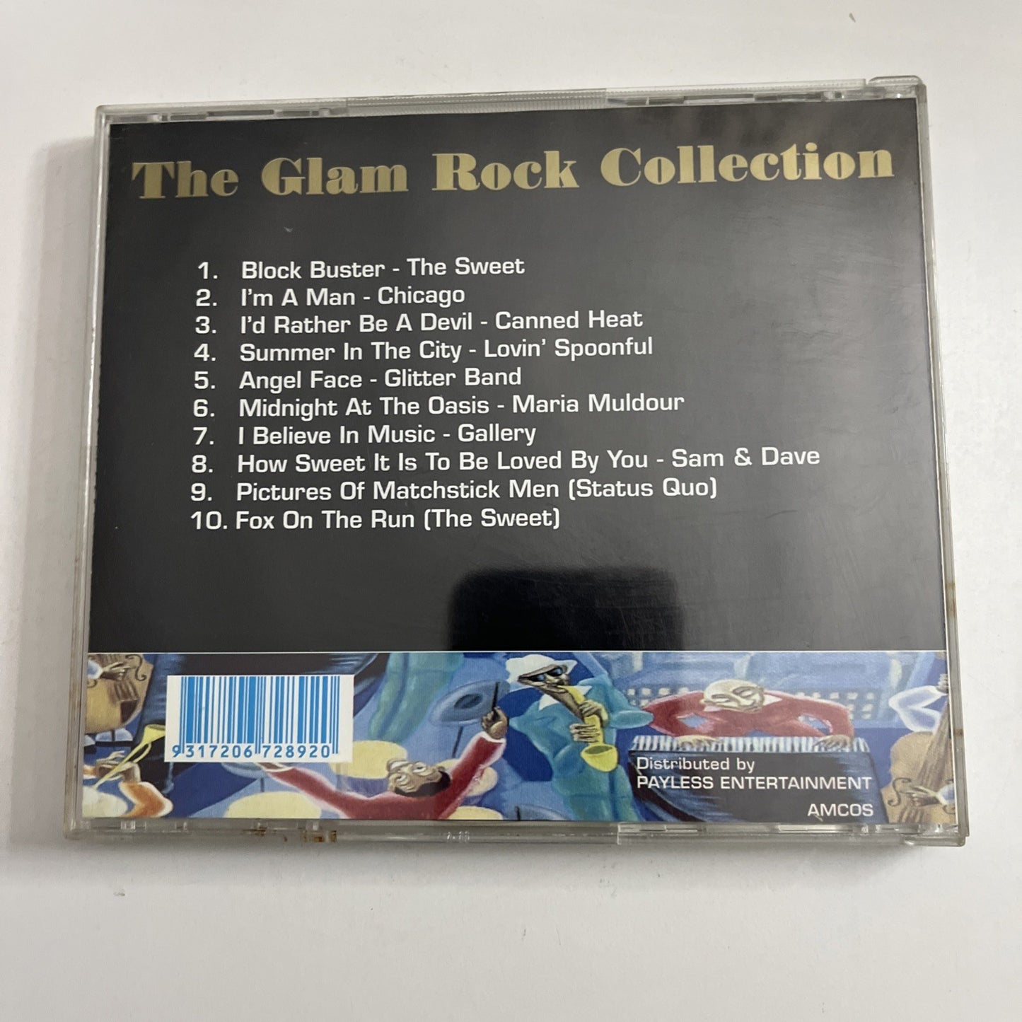 Various – The Glam Rock Collection (CD, 1995) Australia GL052