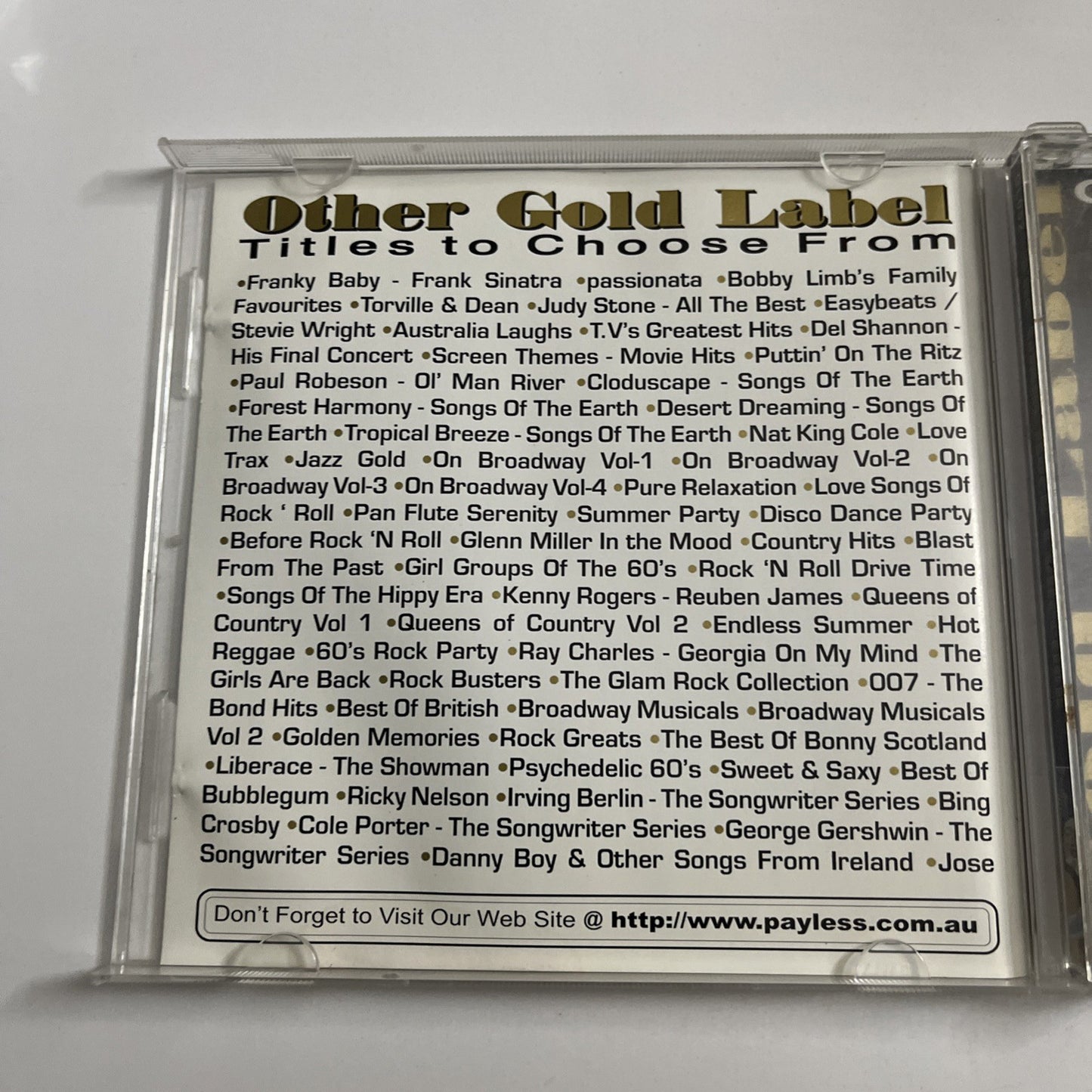 Various – The Glam Rock Collection (CD, 1995) Australia GL052