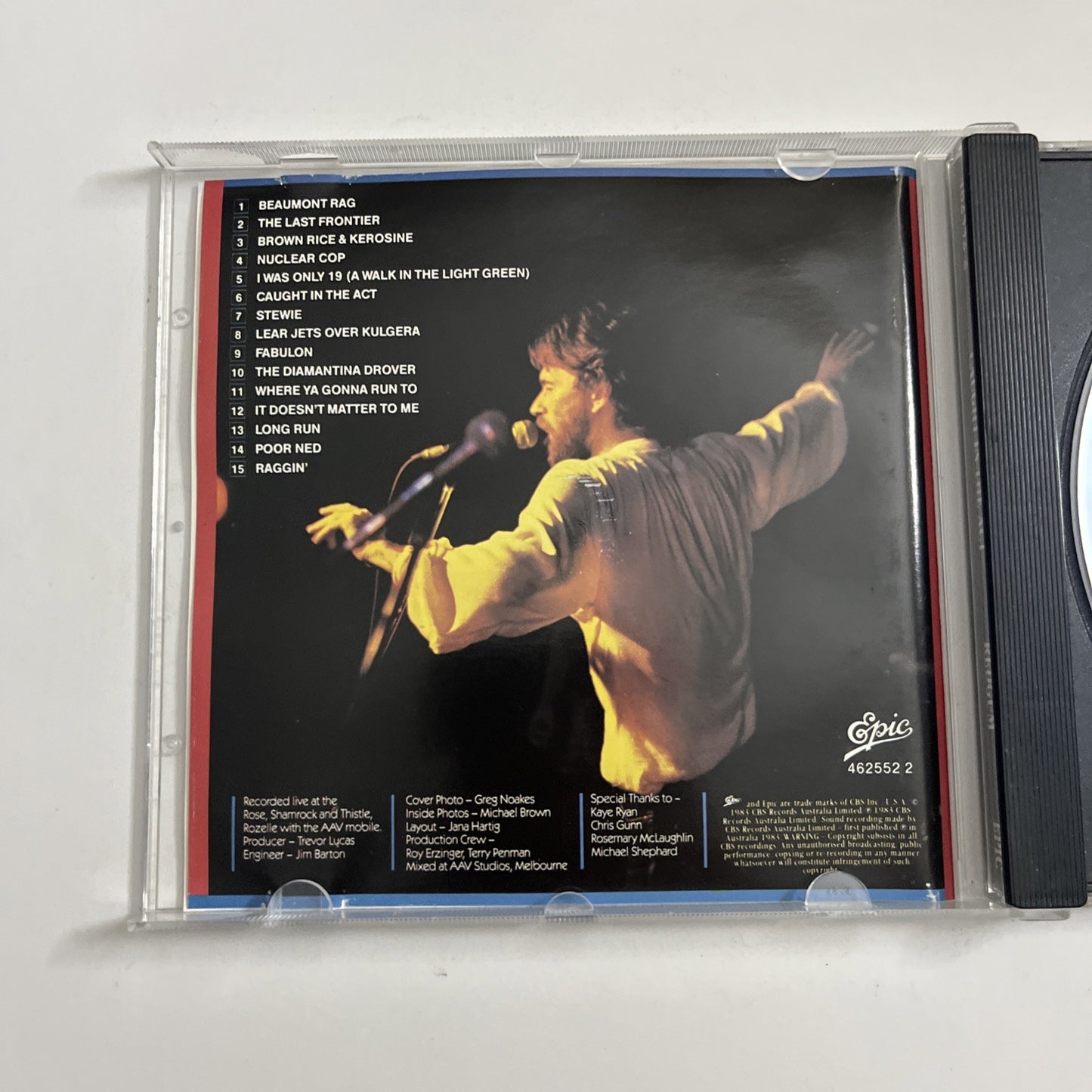 Redgum – Caught In The Act (CD, 1987) Australia 462552 2