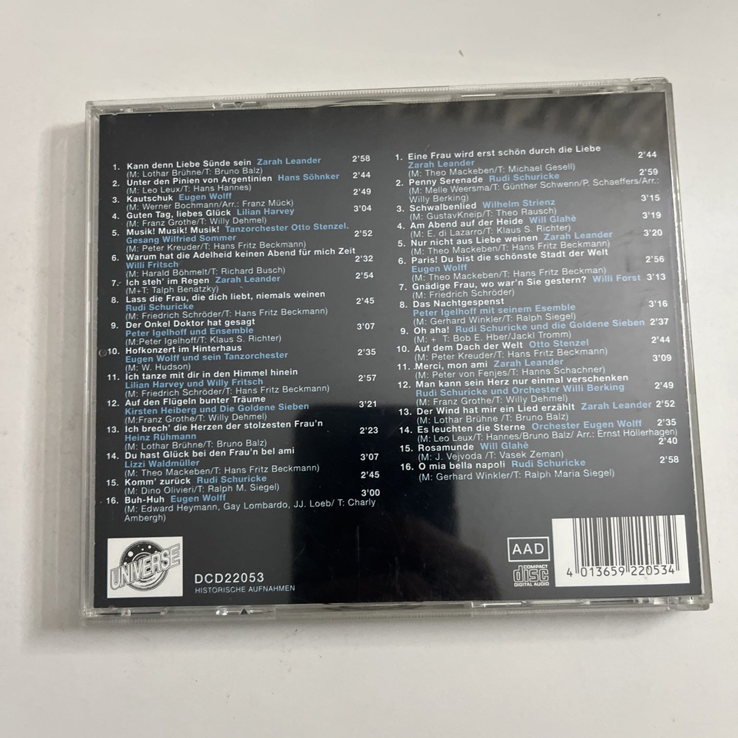 Die Goldene Zeit Der Deutschen Schlager- Und Filmmusik Vol. 1 (CD,2-Discs)