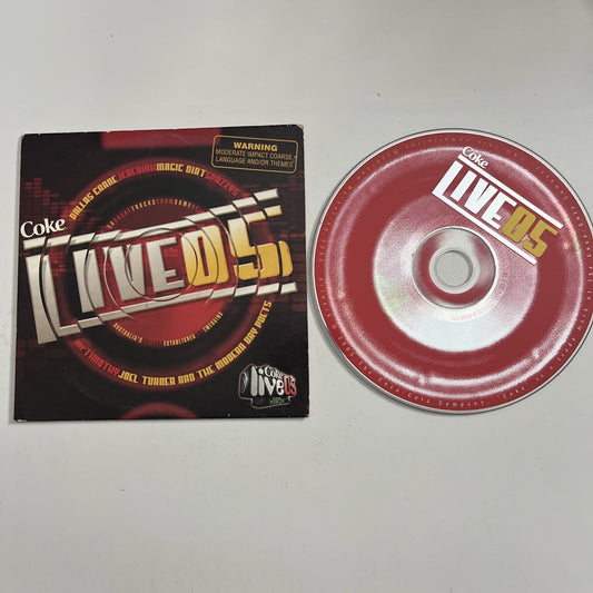 Various – Coke Live '05 (CD, 2005) Australia DEXCD10568.01