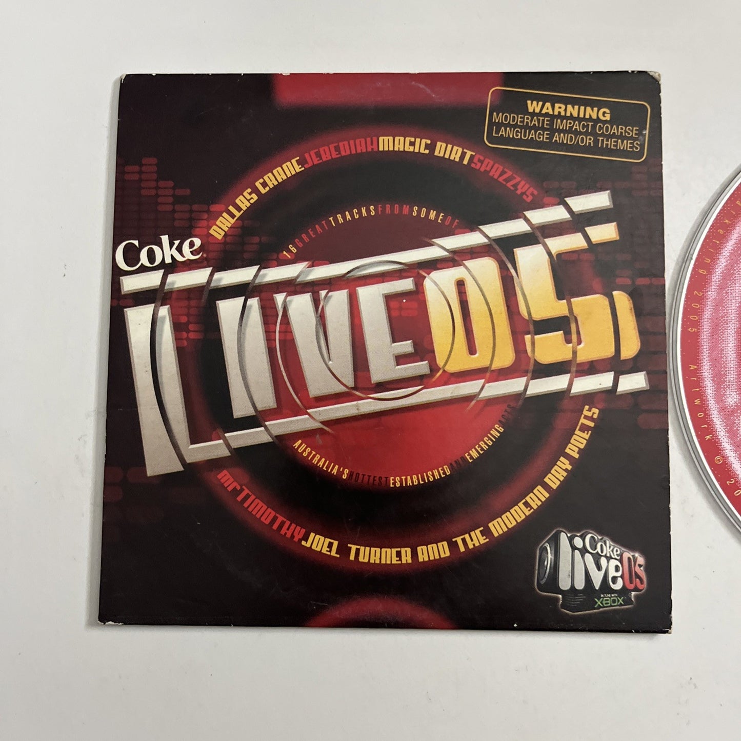 Various – Coke Live '05 (CD, 2005) Australia DEXCD10568.01