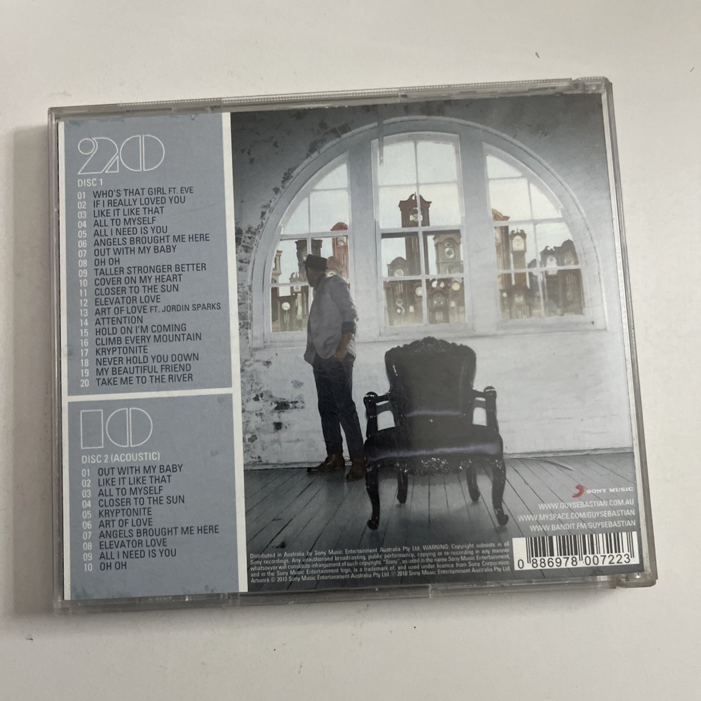 Guy Sebastian – Twenty Ten (CD, 2010) Australia 2-Discs 88697800722