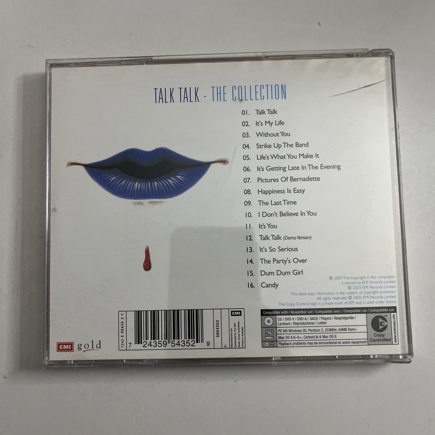 Talk Talk – The Collection (CD, 2003) Australia 7243 5 95435 2 9