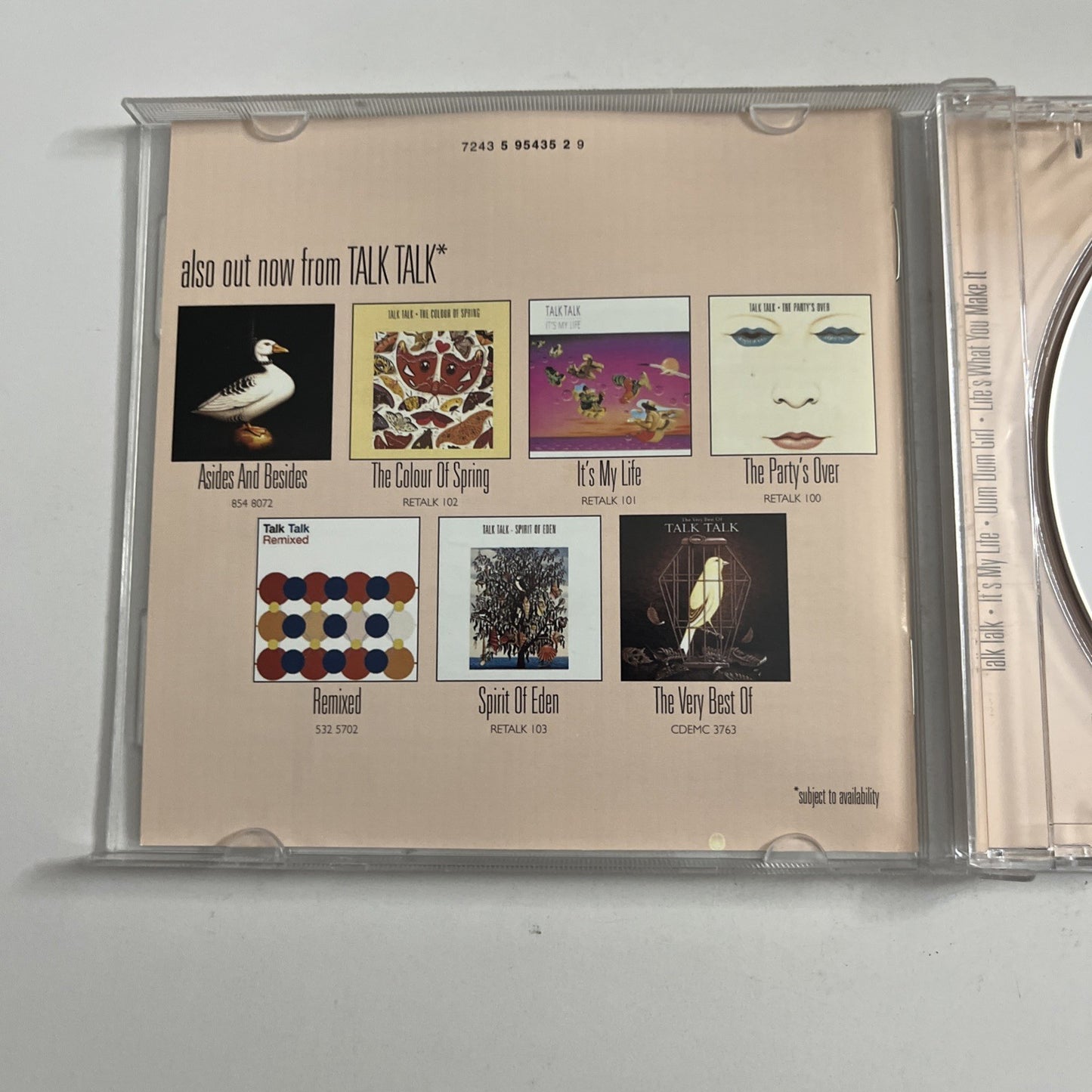 Talk Talk – The Collection (CD, 2003) Australia 7243 5 95435 2 9